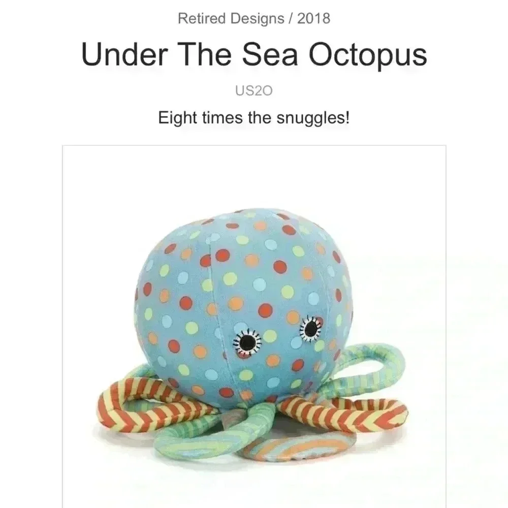 🆕New Jellycat Under The Sea
Octopus 2018 - Picture 2 of 5